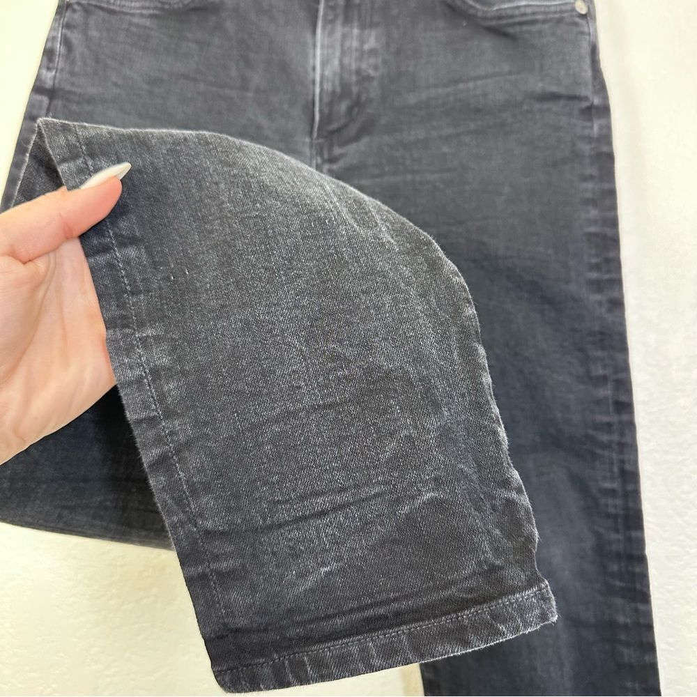 Men's Agolde Blade Skinny Fit Jeans in Black Raw Size 32 - Picture 5 of 10